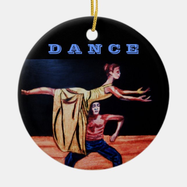 CHRISTMAS DANCE ornament (Front)