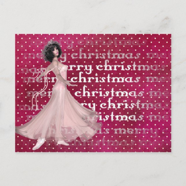 Christmas Dancer - Holiday/Ballerina Postcards (Front)