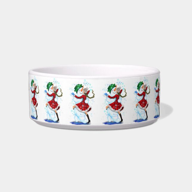 Christmas Dancers Pet Bowl (Right)