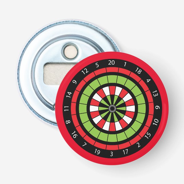 Christmas Dartboard Bottle Opener (Front)