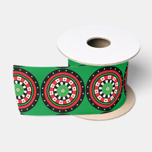 Christmas Dartboards Satin Ribbon