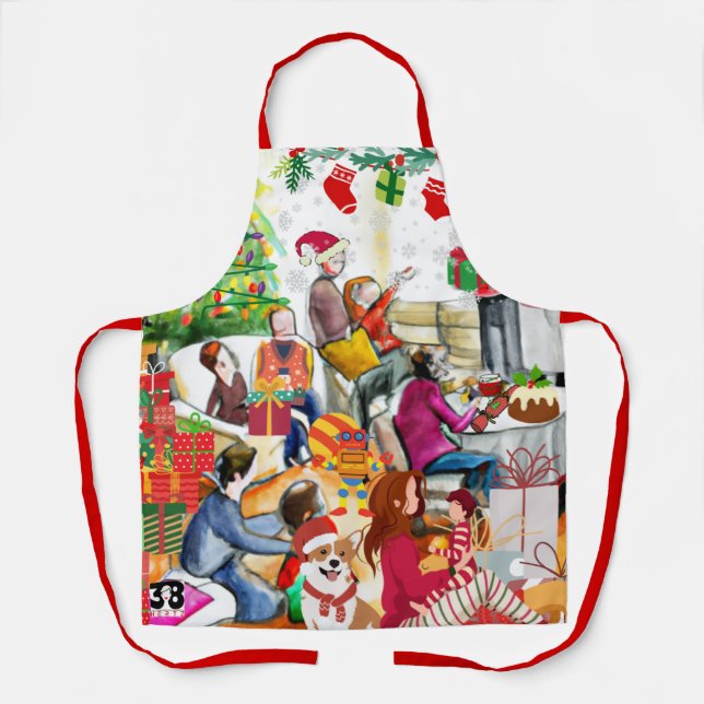 Christmas Day Apron (Front)