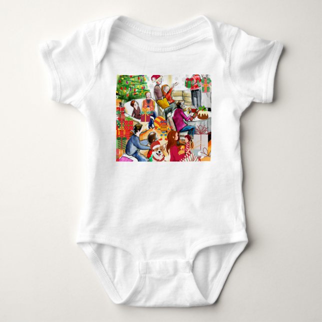 Christmas Day Baby Bodysuit (Front)