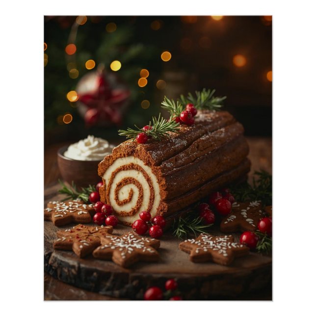 Christmas day dessert Poster (Front)