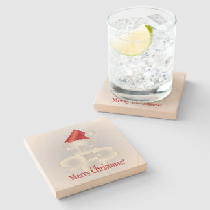 Christmas Day Stone Coaster