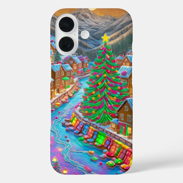 Christmas Days Village Case-Mate iPhone Case (Back)