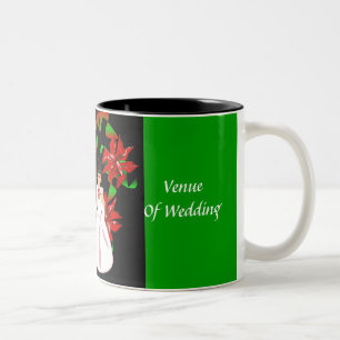 Christmas/December Green Wedding Shower Mug