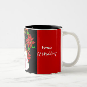 Christmas/December Red Wedding Shower Mug