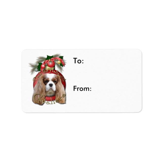 Christmas - Deck the Halls - Cavaliers - Blenheim Label (Front)
