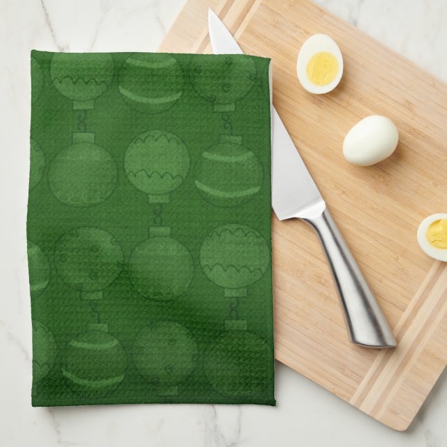 Christmas - Deck the Halls - Cavaliers - Tea Towel (Quarter Fold)