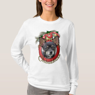 Christmas - Deck the Halls - Chihuahuas - Isabella T-Shirt