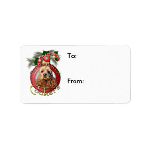 Christmas - Deck the Halls - Cockers Label