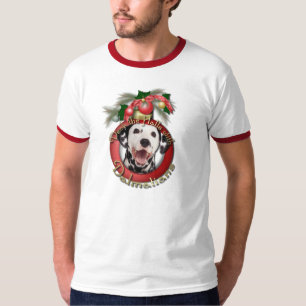 Christmas - Deck the Halls - Dalmatians T-Shirt