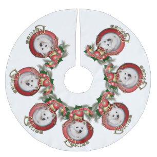 Christmas - Deck the Halls - Eskies Brushed Polyester Tree Skirt