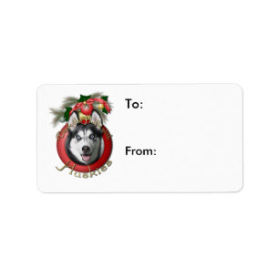 Christmas - Deck the Halls - Huskies Label
