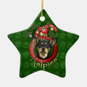 Christmas - Deck the Halls - Kelpies Ceramic Tree Decoration