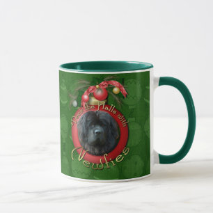 Christmas - Deck the Halls - Newfie Mug