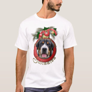 Christmas - Deck the Halls - Swissies T-Shirt
