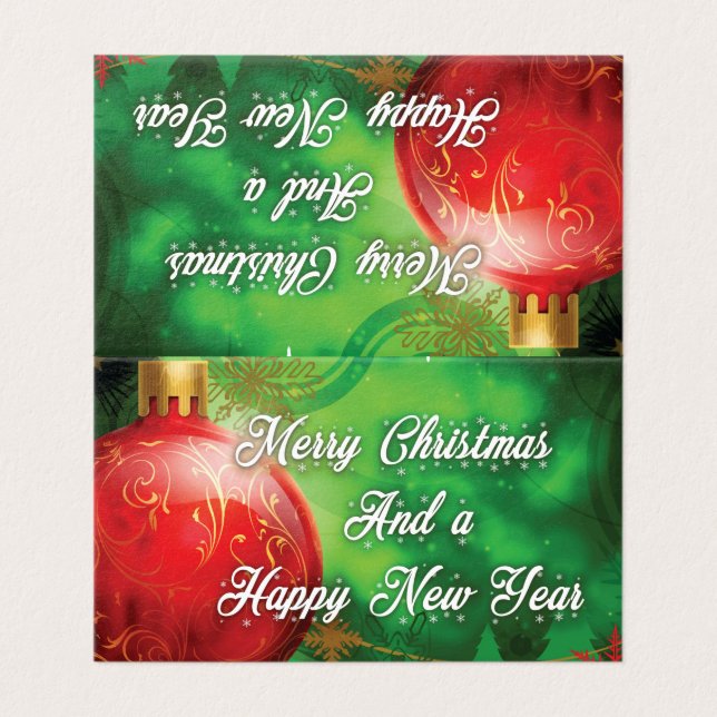 Christmas Decor (Outside Unfolded)