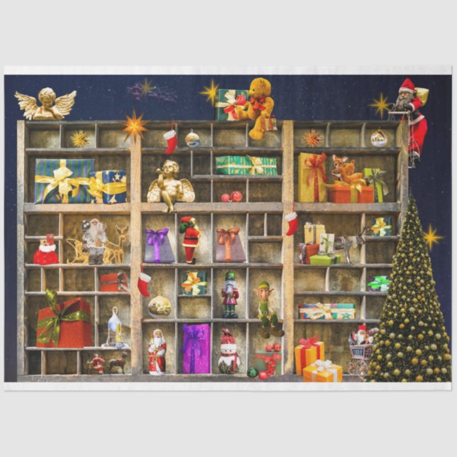 Christmas Decor Collection Decoupage Tissue Paper (Front)