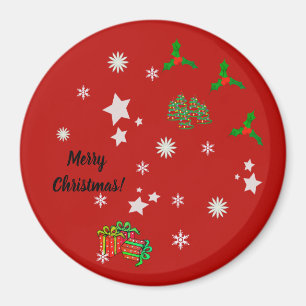 Christmas decor - Refrigerator Magnet
