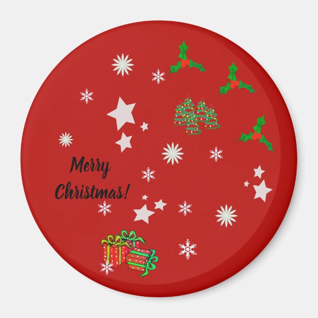 Christmas decor - Refrigerator Magnet (Front)