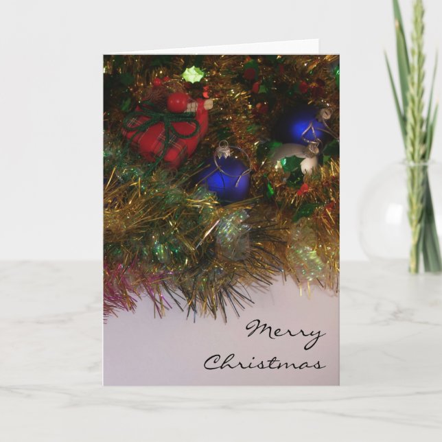 Christmas decoration Card (Front)
