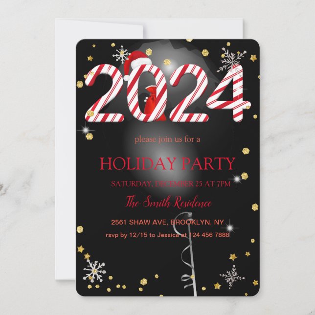 Christmas decoration , Christmas  Invitation (Front)