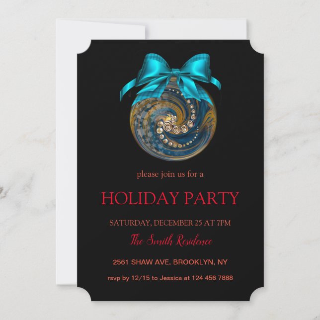 Christmas decoration , Christmas  Invitation (Front)