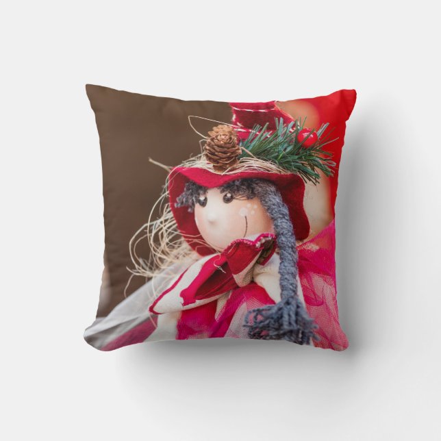 Christmas decoration from Transylvania, Romania Cushion (Front)