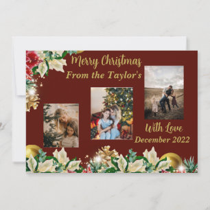 Christmas Decoration Greeting Photo Card