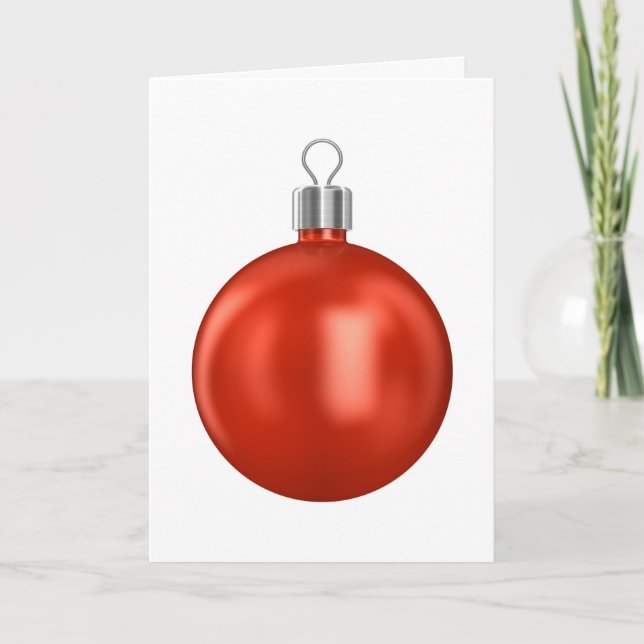 Christmas Decoration Holiday Card (Front)