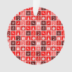 Christmas Decoration Holiday Red Pattern