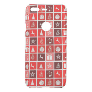 Christmas Decoration Holiday Red Pattern Uncommon Google Pixel Case