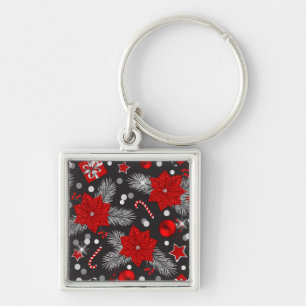 Christmas decoration pattern design key ring