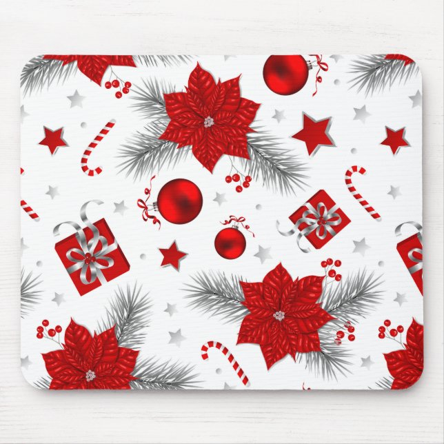 Christmas decoration pattern mouse mat (Front)
