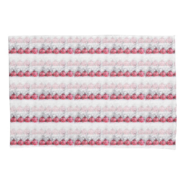 **CHRISTMAS DECORATION** PILLOW CASE PAIR (Front-Left)