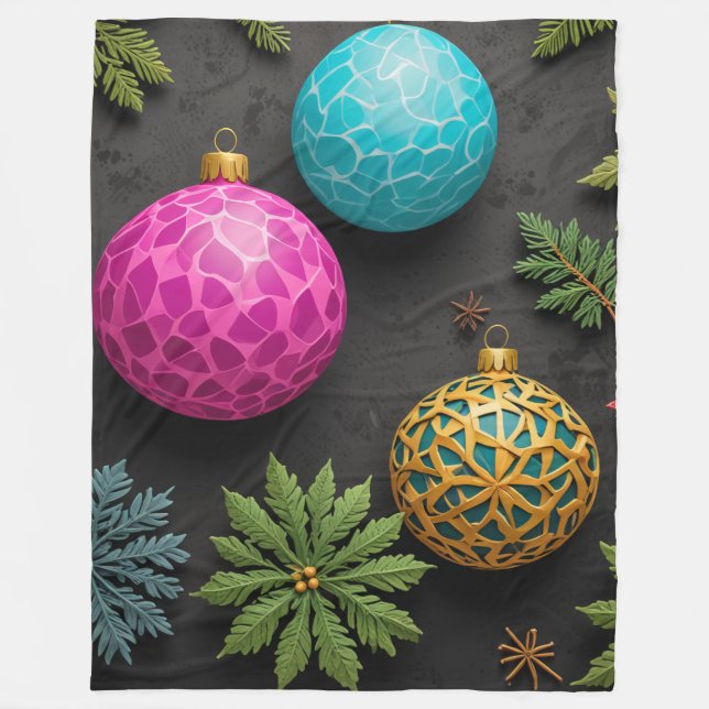 Christmas Decoration Soft Large Blanket (Front)