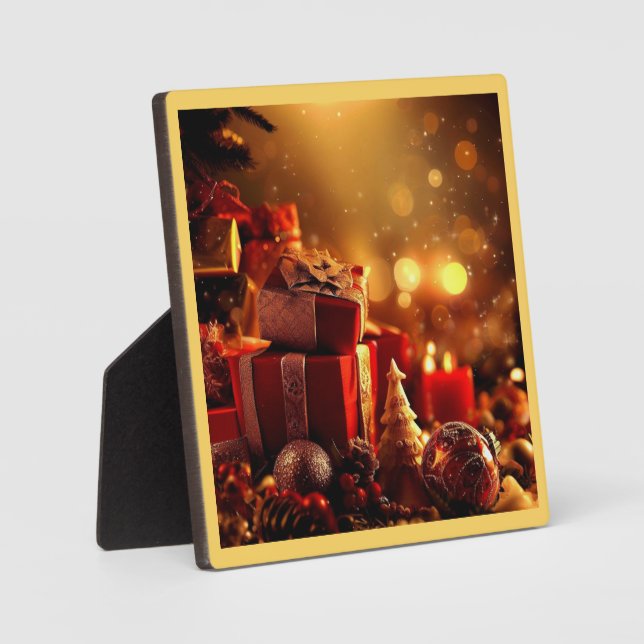 Christmas Decorations 3 Plaque (Front)