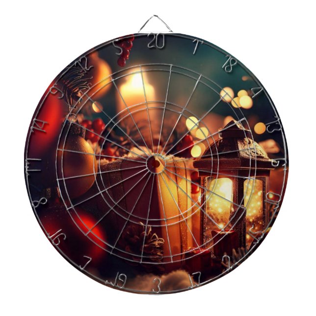 Christmas Decorations (4) Dartboard (Front)