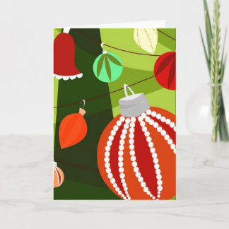 Christmas Decorations Art Card