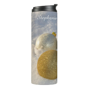 Christmas Decorations custom name tumbler