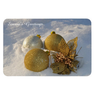 Christmas Decorations custom text magnet