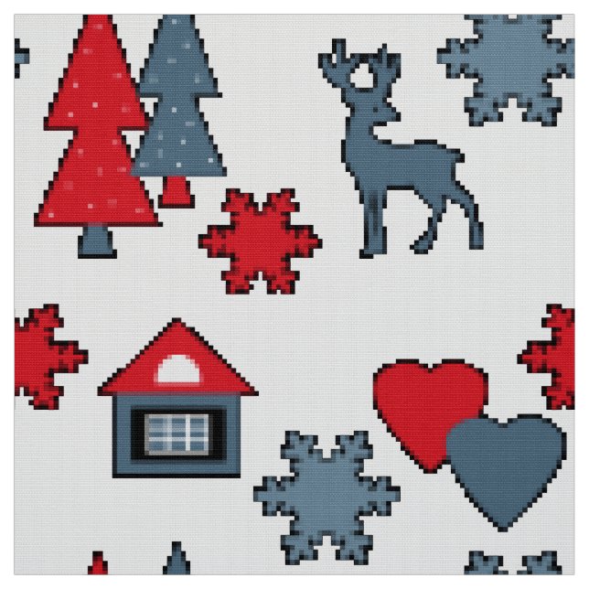 Christmas decorations fabric (Swatch)