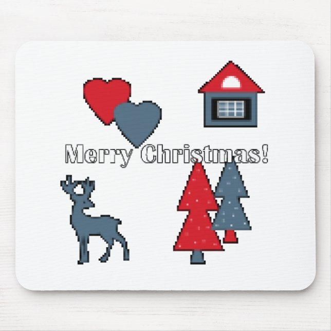 Christmas decorations , gift , decoration , greeti mouse mat (Front)