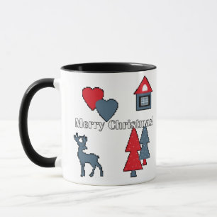 Christmas decorations mug