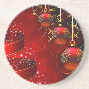 **CHRISTMAS DECORATIONS** SANDSTONE COASTER