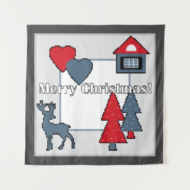 Christmas decorations tapestry (Front)