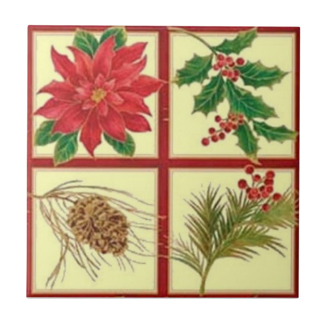 Christmas Decorations Tile (Front)