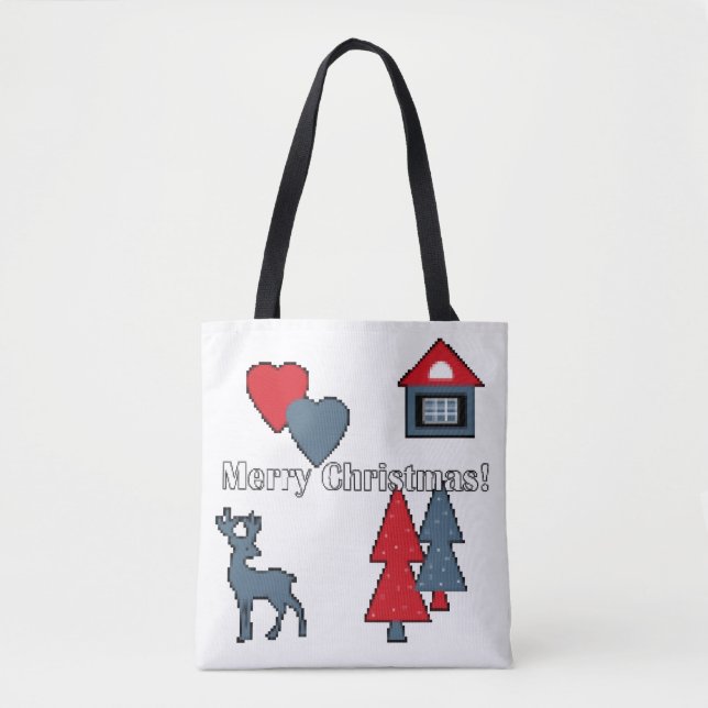 Christmas decorations tote bag (Front)